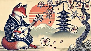 Shamisen 三味線 X Japanese Melodies【喵獸戲畫】Relaxing Background Music for Working or Study