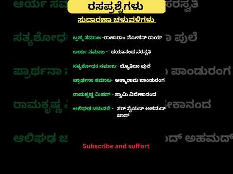 Daily quiz questions in kannada|ksrp,psi,pdo,police, village accountant in 2024