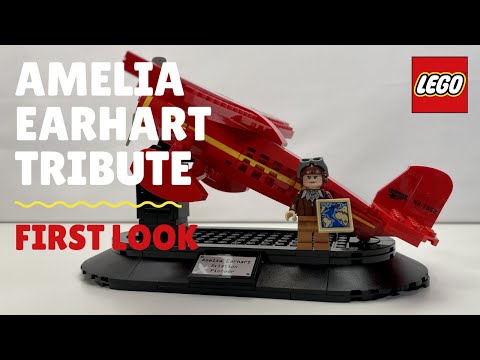 LEGO Amelia Earhart Tribute | Set 40450 | GWP | Unboxing, Build & Review