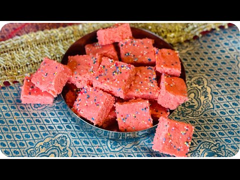 Easy Fiji Style Barfi Microwave Recipe | Fijian Barfi Microwave Milk Barfi Recipe