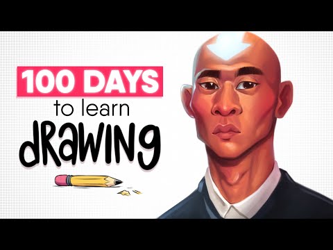 A 100 Day Program to Learn Drawing and Character Design - ✏️Drawing Camp