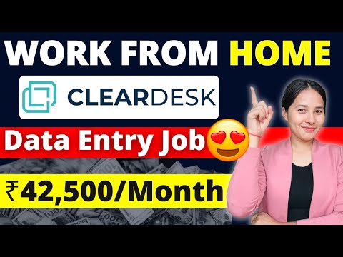 Data Entry Jobs Work From Home 2024 for Students | Salry ₹42,500 🤑| Online jobs at home | Remote Job