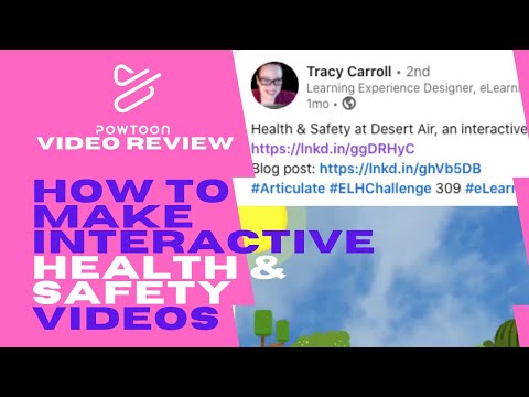 How to Make Interactive Health & Safety Videos | Powtoon Video Review