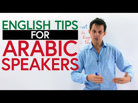 English Tips for Arabic Speakers