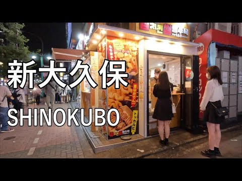 【Night walking】日本一の繁華街歌舞伎町～新大久保を夜に散歩 Walking from KABUKI-CHO to SHIN-OKUBO, busiest downtown area