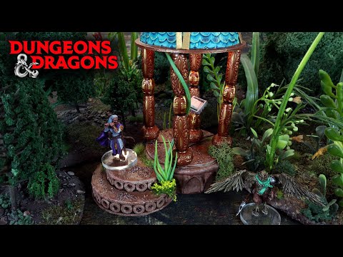 Elven Shrine - D&D Miniature Scratch-Build ♊️