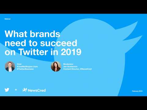 What brands need to succeed on Twitter in 2019 | Webinar