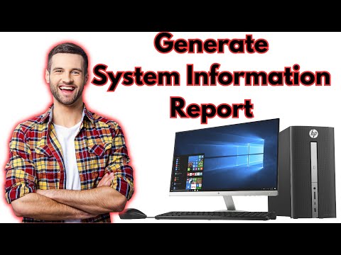 How to Generate System Information Report | System Information Windows PC