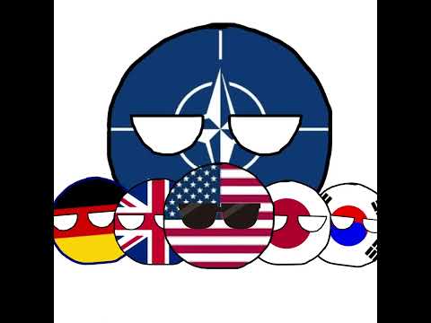 West VS East #countryballs #ポーランドボール ​⁠#polandball