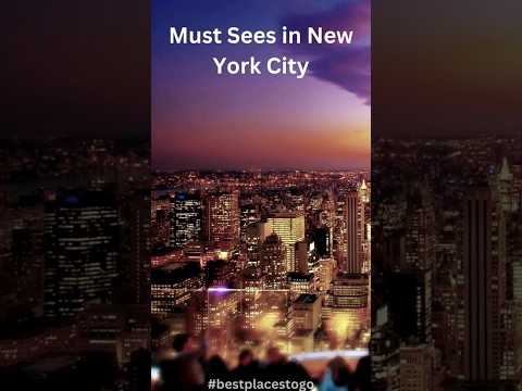 Must Sees in New York City #travel #sightseeing #travel #newyork #places