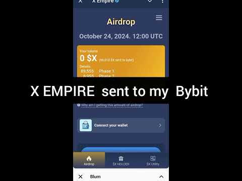 How to find your X Empire Allocation in Bybit.||X EMPIRE listing and distribution