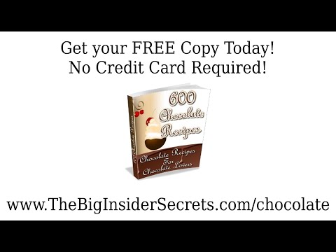 600 Chocolate Recipes FREE RIGHT NOW