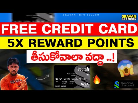 🔥 Standard chartered rewards credit card in telugu | Lifetime Free Credit Card | Credit Card