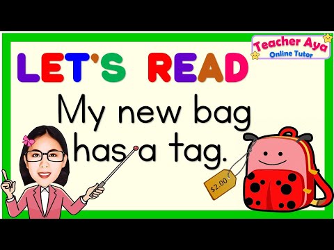 LET'S READ | Practice Reading | Reading Lesson for Kids | Simple Sentences |Teacher Aya Online Tutor