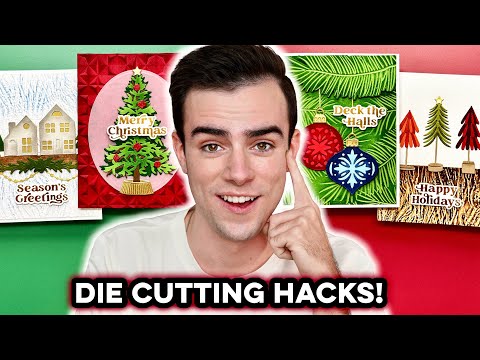 GENIUS Die Cutting Hacks For STUNNING Layered Christmas Cards!🎄