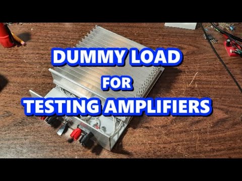 Resistor bank dummy load for testing amplifiers - DIY build