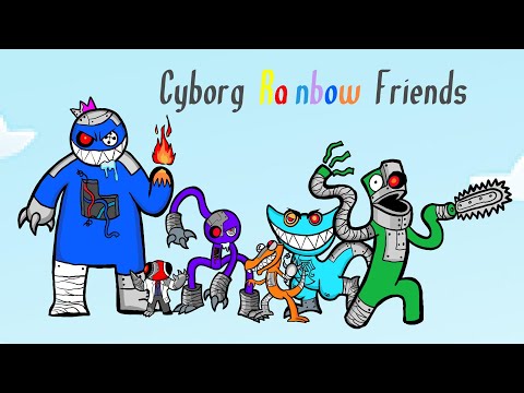 Rainbow Friends drawing Cyborg from Roblox 👍 @EasyLittleDrawings