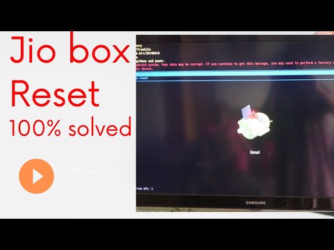 how to reset jio set top box | jio set top box problem solved 100% proof