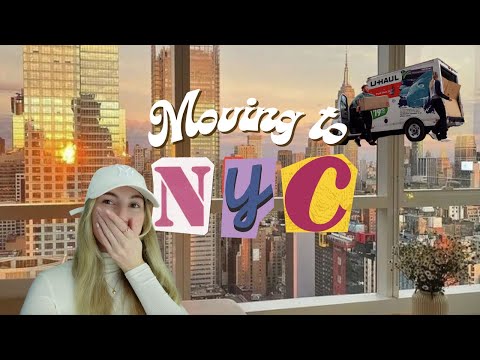 I MOVED TO NYC! | Moving Vlog & NYC Apartment Shopping