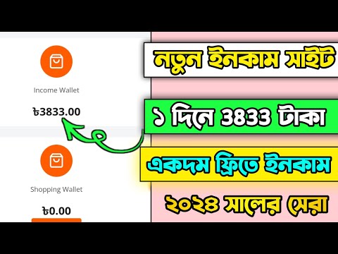 ১ দিনে ৩৮৩৩ টাকা ইনকাম| নতুন ইনকাম সাইট ২০২৪ | Earn money Online| Online Incame BD 2024