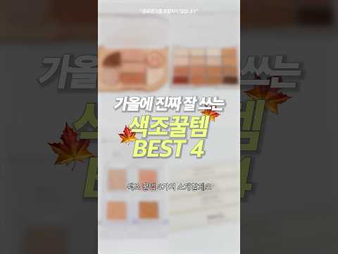 가을에 잘 쓰는 색조꿀템 best4 #올리브영추천템 l아랑