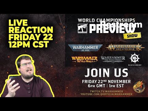 NEW OLD WORLD REVEALS! Games Workshop Reveal Show Livestream!