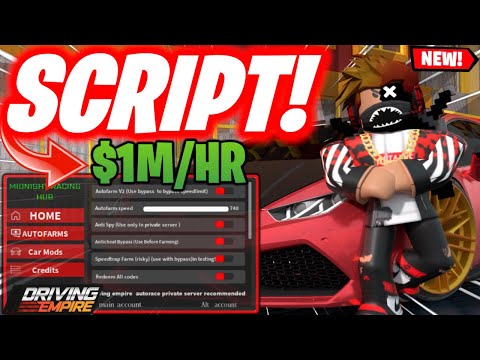 DRIVING EMPIRE SCRIPT PASTEBIN 2023 AUTO FARM  SCRIPT HACK GUI *ROBLOX*