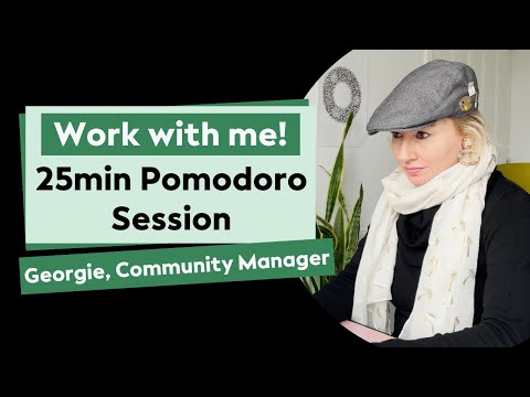 Work With Me | 25 minute Pomodoro Focus Session (For Study or Work)