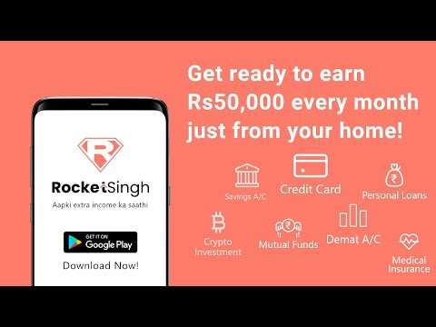 Earn ₹50,000+ every month with Rocket Singh app!