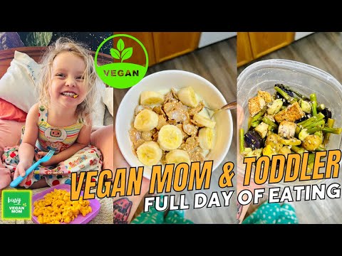 What My Vegan Toddler & I Ate Today 🍎🍊🥬👧👦