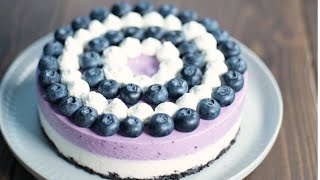 blueberry cheesecake No bake