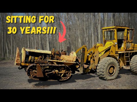 $500 Caterpillar Dozer sitting since 1992!!! (Will it Run!?!?)