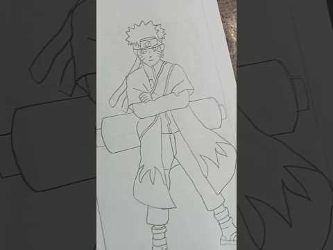 Naruto Drawing ❤️✨ Goku cuming soon.(part 2) #anime #naruto #short #viral #views #drawing