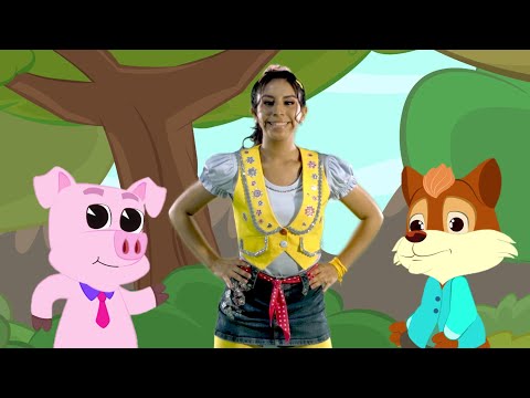 🐺 JUGUEMOS EN EL BOSQUE - Canciones Infantiles - Los Tres Cerditos y el Lobo Feroz - Jugar Cantando