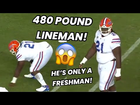 The Florida Gators have a 480 POUND Lineman 😳 (Desmond Watson)