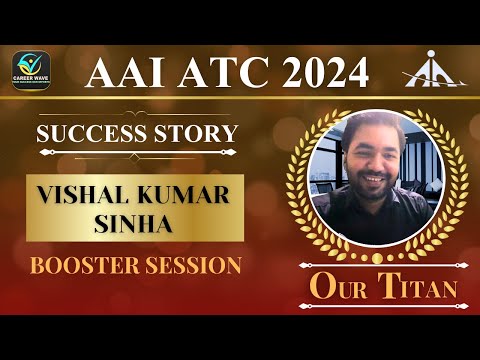 Success talks with Vishal Kumar Sinha (BOOSTER SESSION) #aaijeatc #aaiatc #aaicw #careerwave