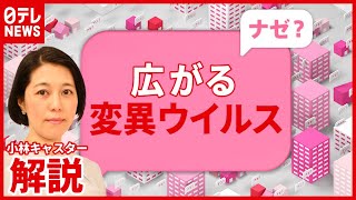 【解説】ナゼ？死亡率高く感染速い  ”変異”ウイルス拡大（2021年3月4日放送「news every.」より）