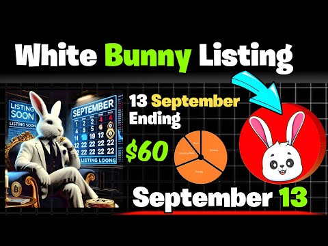 WhileBunny Airdrop Listing 13  September , | Big Anousment white bunny airdrop listing