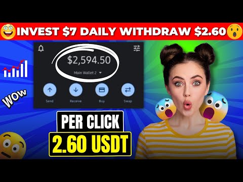 INVEST $7 DAILY WITHDRAW $2.60 (🔥PROOF) : (DO NOT MISS❌) USDT MINING WEBSITE 🚀 HIGH PROFIT WEBSITE 🎁