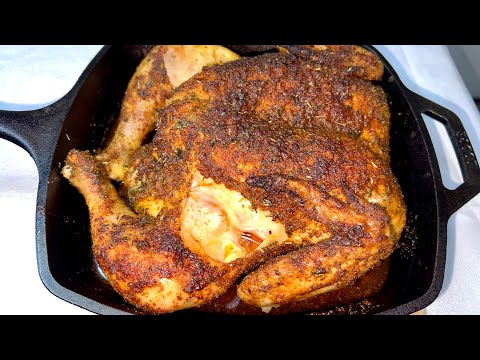 How to bake a whole chicken in a regular oven | Perfectly tender and juicy chicken