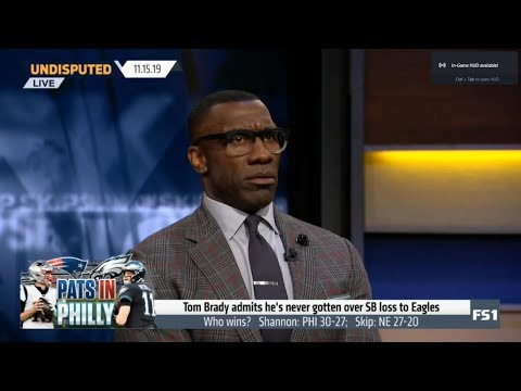 UNDISPUTED | Shannon IMPRESSED by Tom Brady admits he's never gotten over SB loss to Eagles