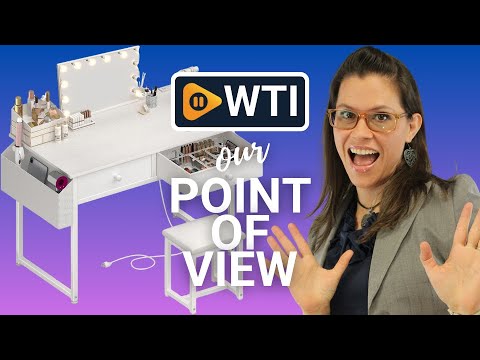 KAI-ROAD White Makeup Vanity Desk | POV | Would you buy it?