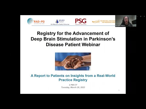 Registry for Advancement of Deep Brain Stimulation in Parkinson's Disease (RAD-PD) Patient Webinar