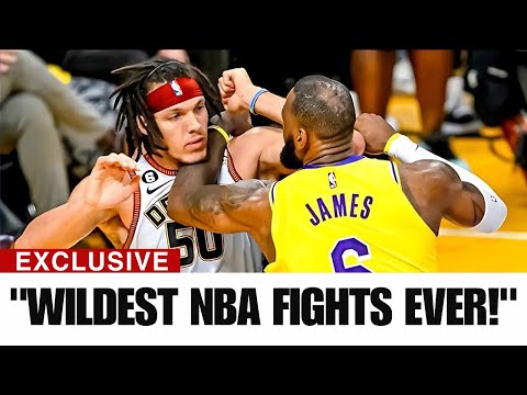 Craziest NBA Fights Of ALL TIME!