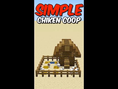 Chicken Coop Minecraft 1.19#Shorts