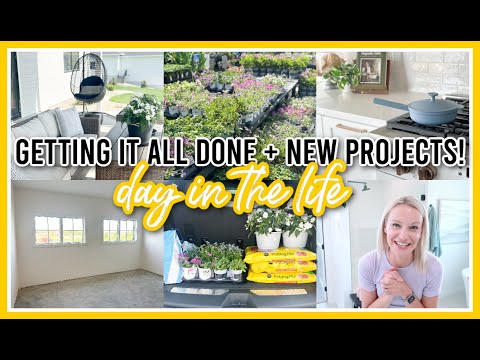 GETTING IT ALL DONE + MORE PROJECTS STARTING! | DAY IN THE LIFE 2024