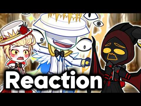 If God and Lucifer React to Sinner Adam and ROO || Hazbin Hotel Gacha Animation || Reacts