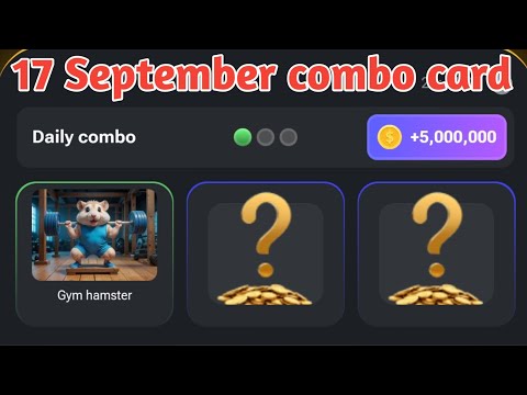 daily hamster Kombat combo card today September 17