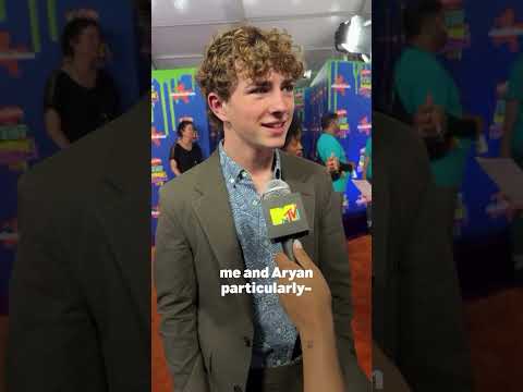 Walker Scobell has been listening to Chappell Roan? #walkerscobell #percyjackson #kidschoiceawards