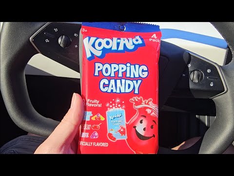 Dollar Tree Item Review Kool-Aid Popping Candy Tropical Punch, Cherry, and Grape Taste Test